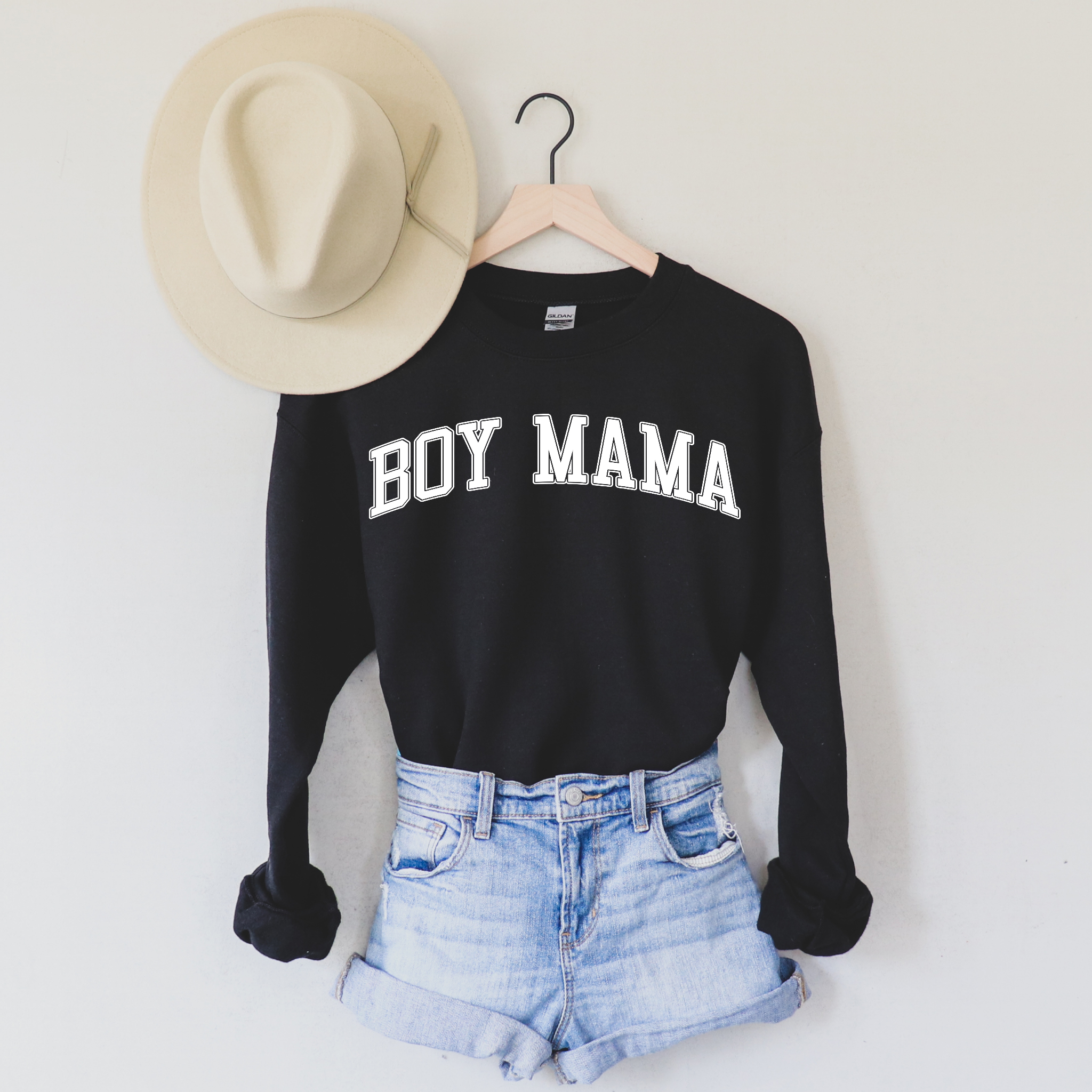 Boy Mama Collegiate Sweatshirt