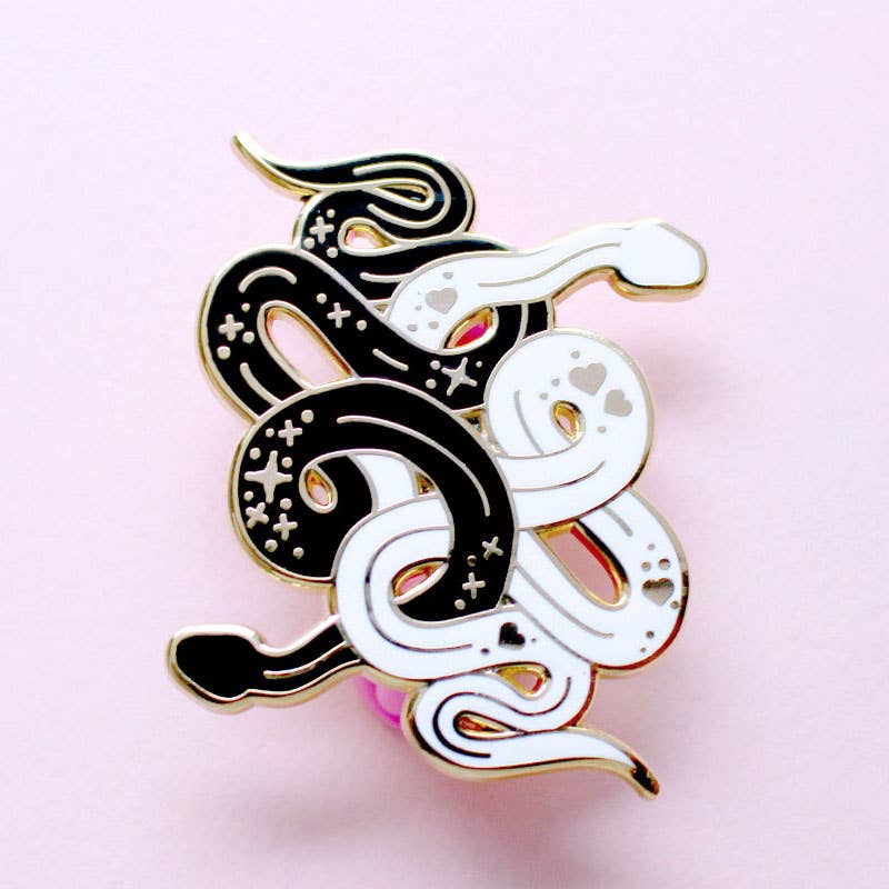 Snakes Enamel Pin