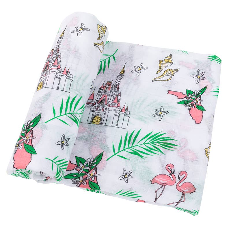 Florida Girl Swaddle Blanket